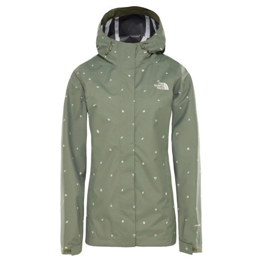 NWT Jacket The North Face Women Print Venture Four Leaf Clover Size XXL Green